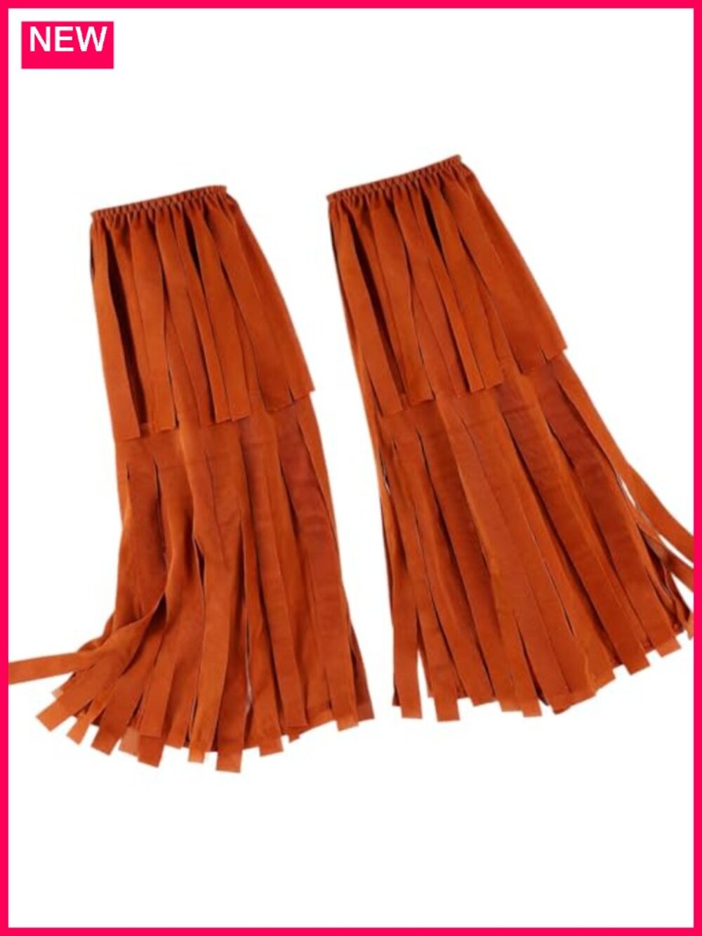 Hippie Fringe Boot Covers Leg Warmers Tassels 60s 70s Costume Accessory Faux